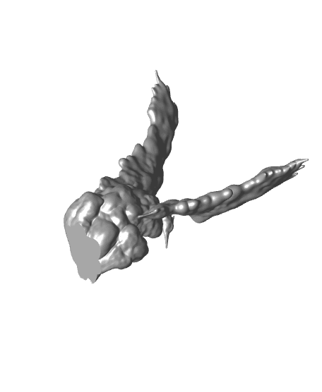 Air Elemental - Tabletop Miniature (Pre-Supported) 3d model