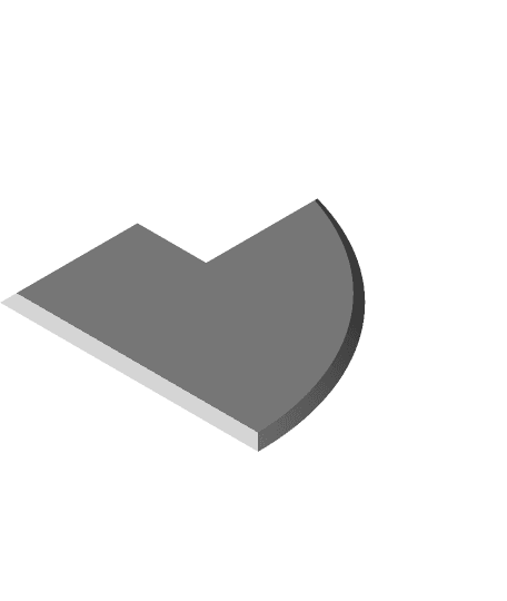 Laptop lid corner repair 3d model