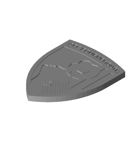 AFC Bournemouth coaster or plaque 3d model