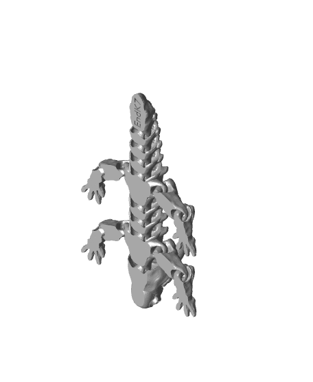 Baby Bull Dragon Keychain - Flexi - Print in Place - No Supports - Fantasy 3d model