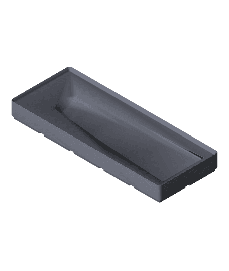 Gridfinity weld-on 16 5oz. glue holder 3d model
