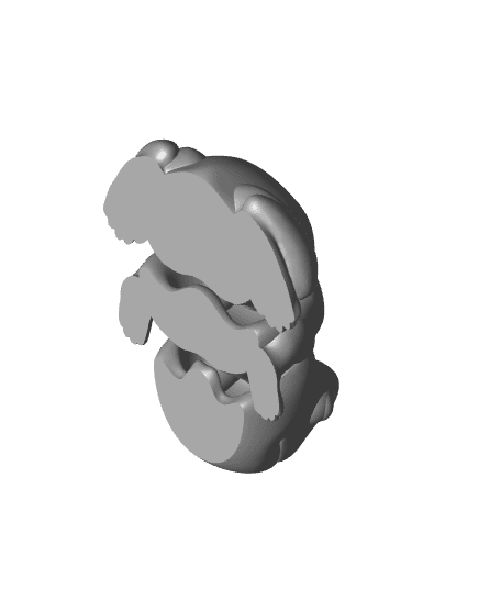 Frog Fidget 3d model