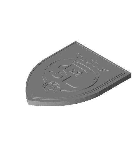 CS Real Salt Lake coaster or plaque 3d model