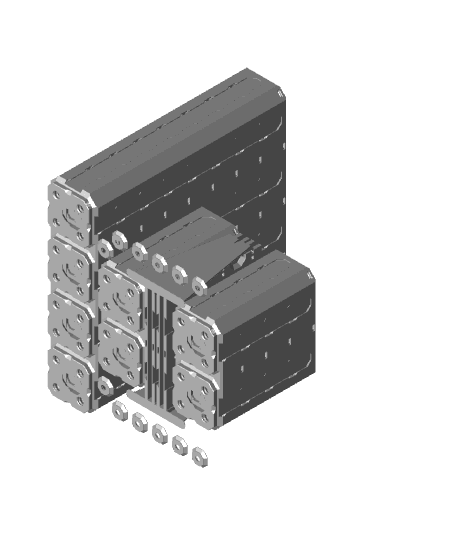 Under Desk Drawers #1 - Multiboard Pack (+ Video Tutorial) 3d model