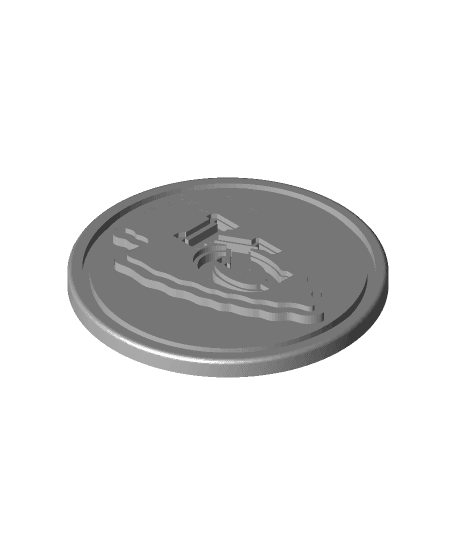 KC Chiefs Coin 3d model