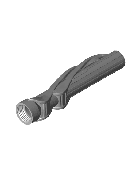 Print in Place Connecting Double Lightsaber Concept 8 3d model