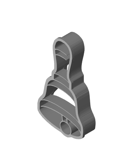 Bell Cookie Cutter, Biscuit Cutter 3d model