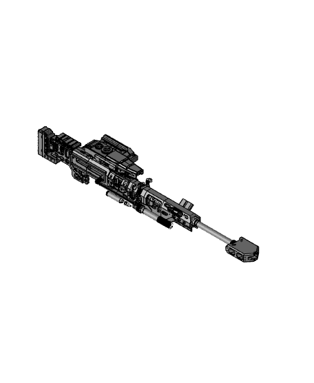 Titanfall 2 Kraber - Source File 3d model