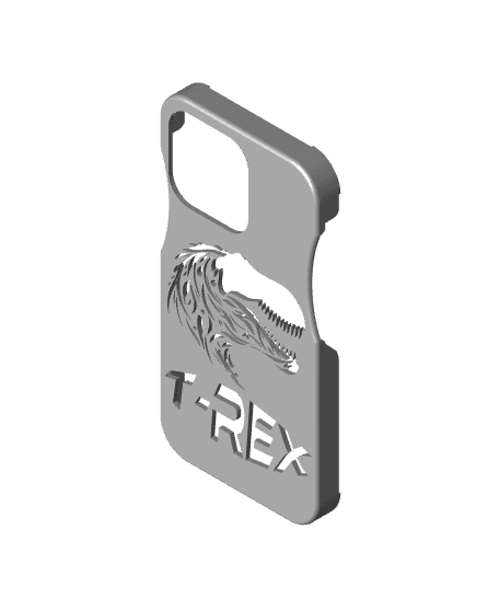  IPHONE Case 12  13 PRO T-rex - Coque Iphone 13 Pro 3d model