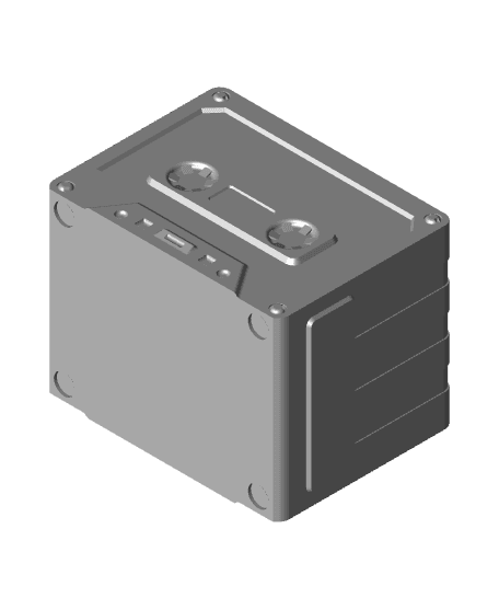 Cassette Desk Organizer 3d model