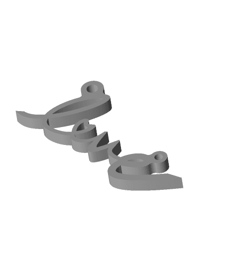 Pendant clasp 3D model 3D printable