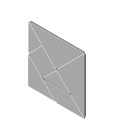 Tangram Puzzle 3d model