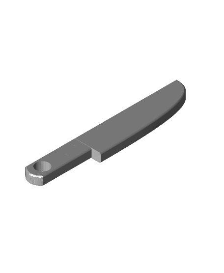 Knife Keychain  3d model