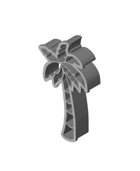 Tree Cookie Cutter, Biscuit Cutter 3d model