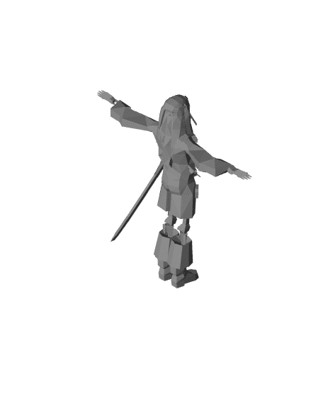 Jack Sparrow Skeleton 3d model