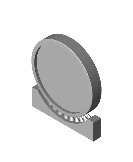 Customizable Blank Coin 3d model