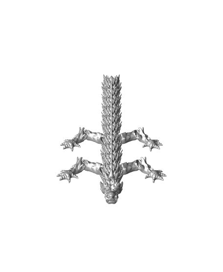 Flexi Ancient Dragon - Support free - Print in Place 3d model