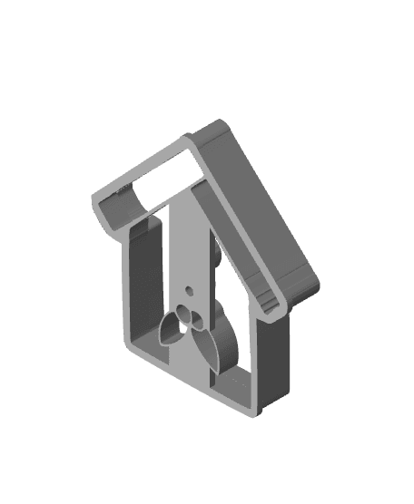 Bird House Cookie Cutter, Biscuit Cutter 3d model