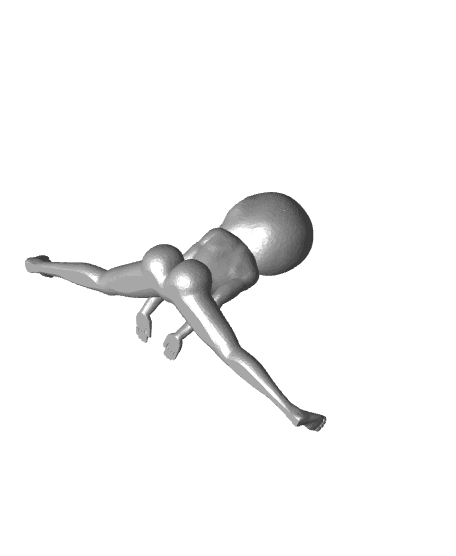 Sexy Alien Air Plant Holder 3d model