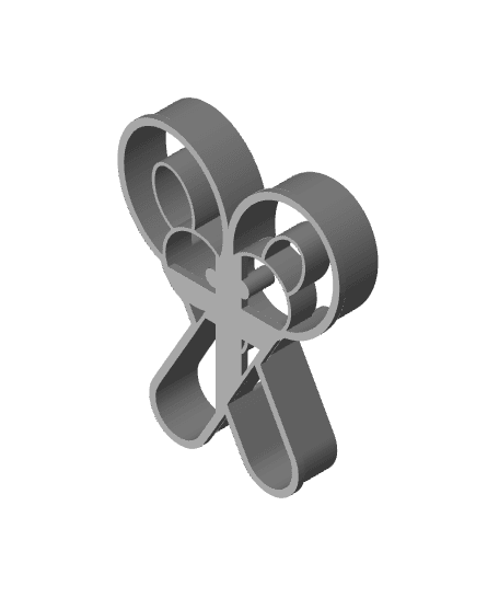 Scissors Cookie Cutter, Biscuit Cutter 3d model