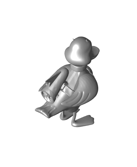 Duck Cute - 3D print model 3d model