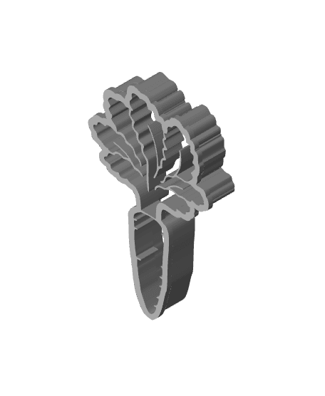 Carrot Cookie Cutter, Biscuit Cutter 3d model