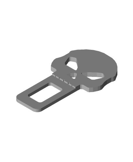 Skull Seat Belt Plug (Alarm Stopper) - 3D model by Stefka13 on Thangs