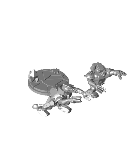 FHW: Tunnel Rat Assaulter with Mono Claws prototype 3d model
