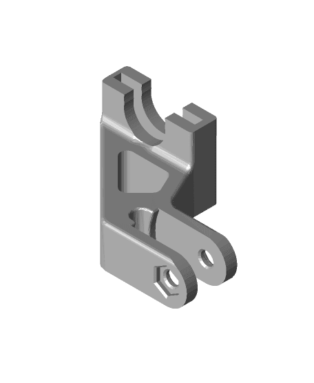 Ender 3 Filament Guide for 3DFused Linear Rails 3d model