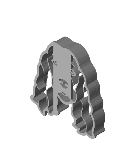 Cocker Spaniel Cookie Cutter, Biscuit Cutter 3d model