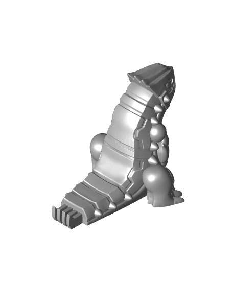 Chibi Groudon (Easy Print No Supports) 3d model
