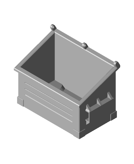 Desktop Dumpster Fire 3d model