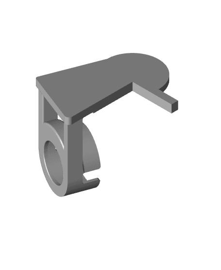 Ring Door Jamb Mount_v2 3d model