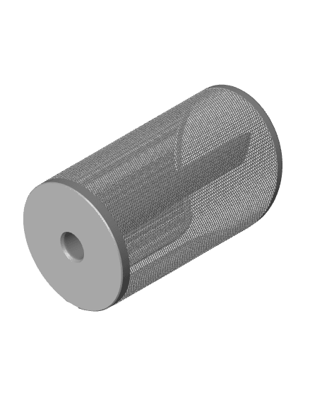 MANDO  |  paper towel roll holder by CharlesRegaud 3d model