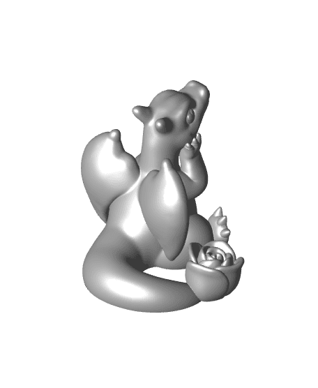 Valentine Charizard (Easy Print No Supports) 3d model