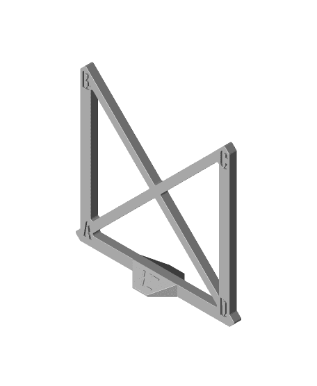 Vertical Calibration Square 3d model