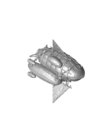 Drakkar Airship - The Ornevinger 3d model