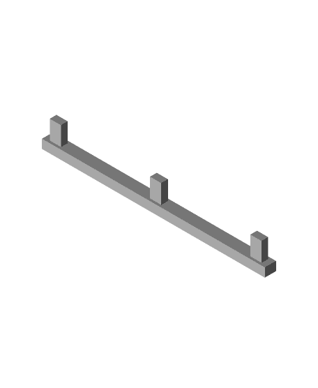 Fingerboard Rail 3d model