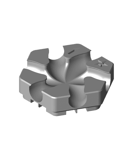 Hextraction Gravity Storm Tile 3d model