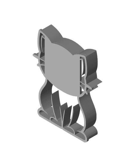 Cat Cookie Cutter, Biscuit Cutter 3d model