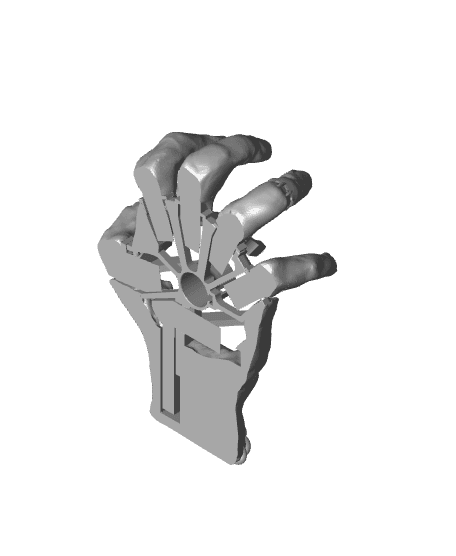 Mug Hand: Self-Adjusting Coaster 3d model