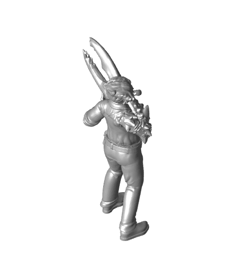 Lobster boy - Jerrys Circus of Horror - PRESUPPORTED - Illustrated and Stats - 32mm scale			 3d model