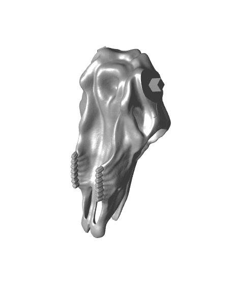 Bull Skull (MysticMesh3D) 3d model