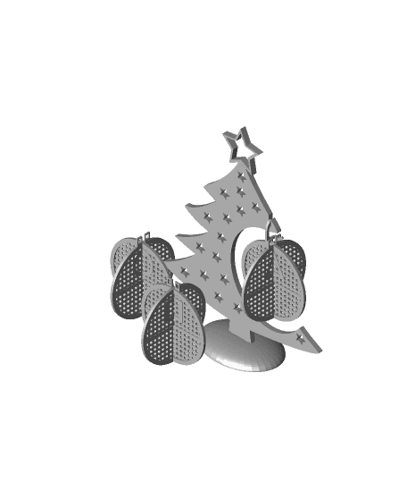 Squid Game Christmas Baubles 3d model