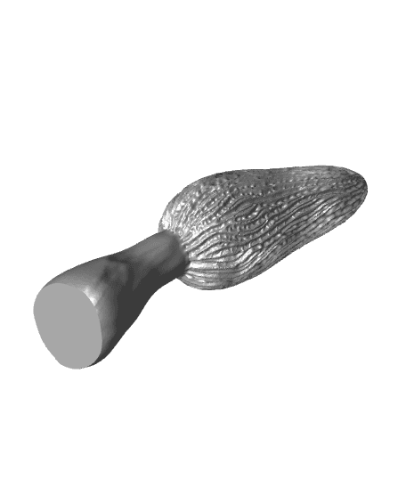 Morel Mushroom Forest - Free Standing Sculpture - Support Free 3d model