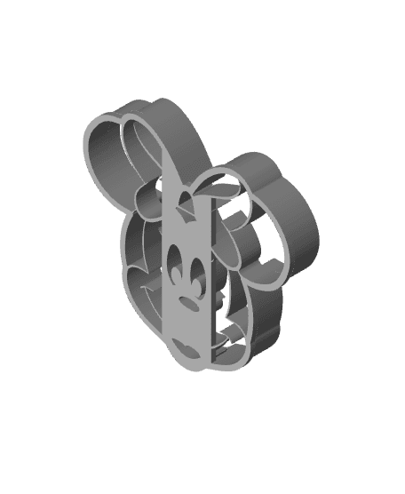 Minnie Cookie Cutter, Biscuit Cutter 3d model