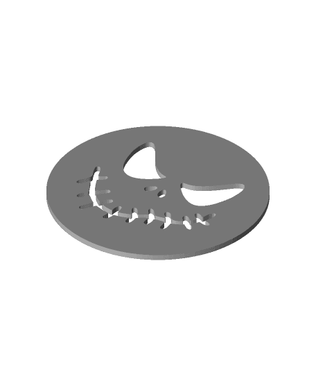 Spooky Coasters - Skellington Round 3d model
