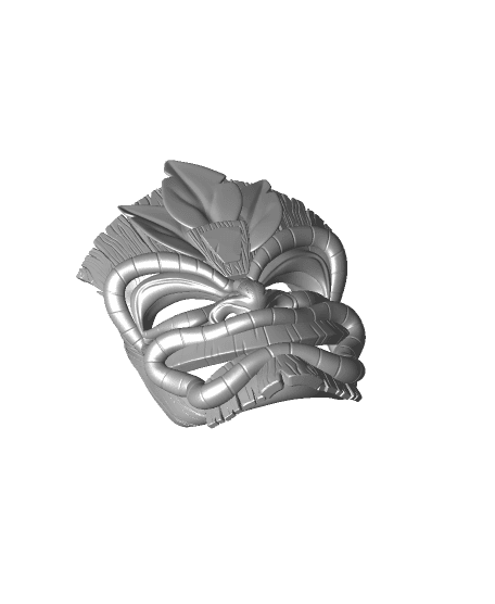 Tiki Mask -"Totem" (Sculptober Day 22) 3d model