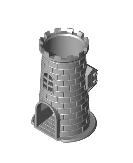 DND MECHANICAL DICE TOWER GAME 3d model