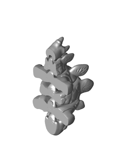 M3D - Flexi Baby Stegosaurus R3 3d model